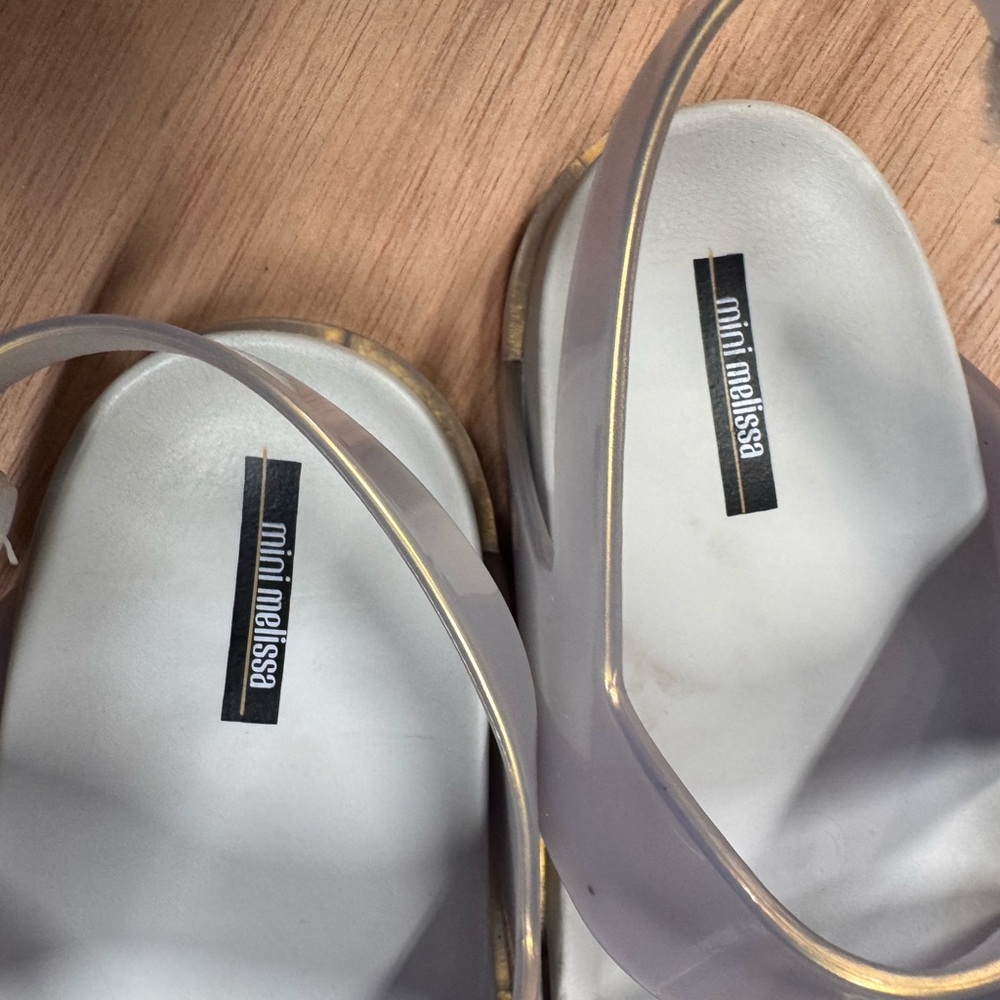 Melissa Kids Sandals in Lavender and White - Picture 3 of 4